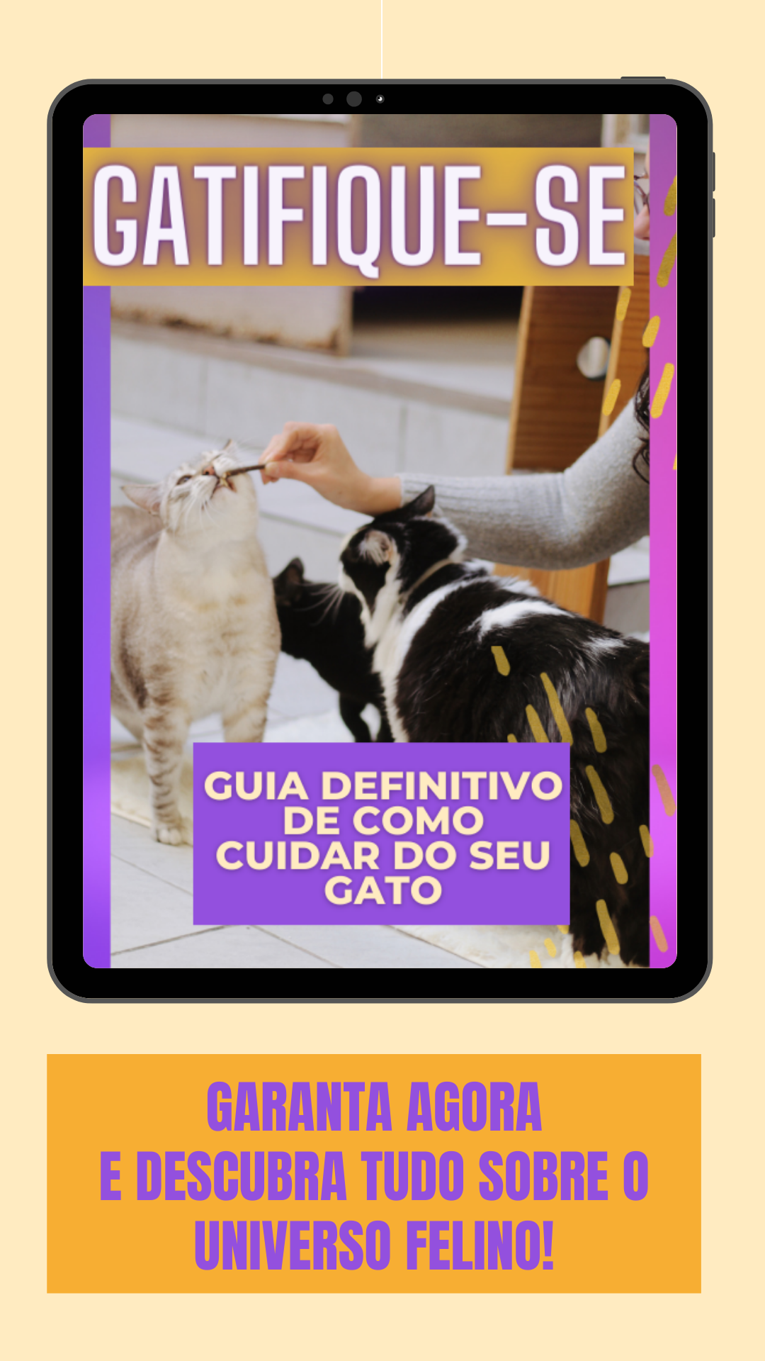 Capa do e-book GATIFIQUE-se — Guia Definitivo de Como Cuidar do Seu Gato
